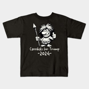 Cannibals for Trump 2024 Kids T-Shirt